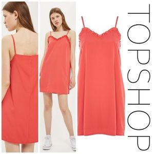 frill slip dress